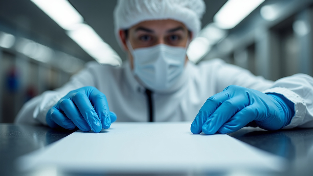 Technicien en train d