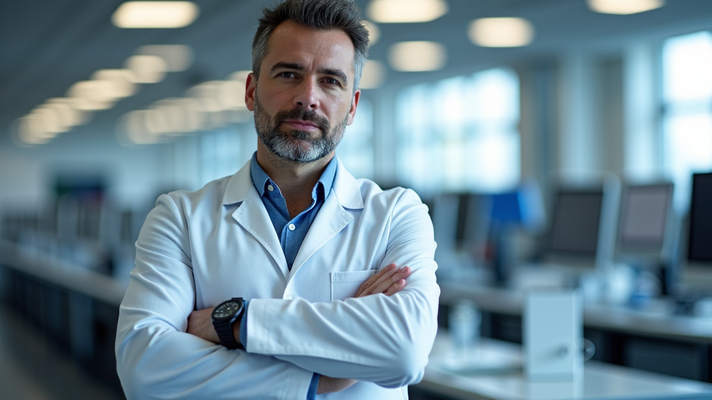 Technicien en train d