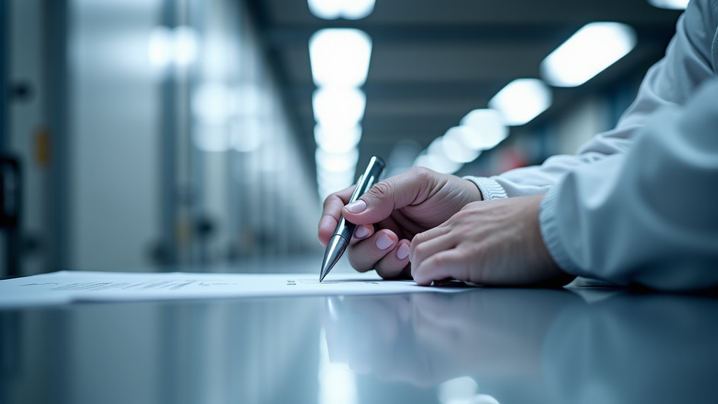 Technicien en train d