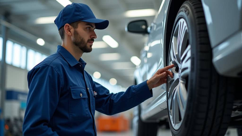 Technicien en train de faire la maintenance d