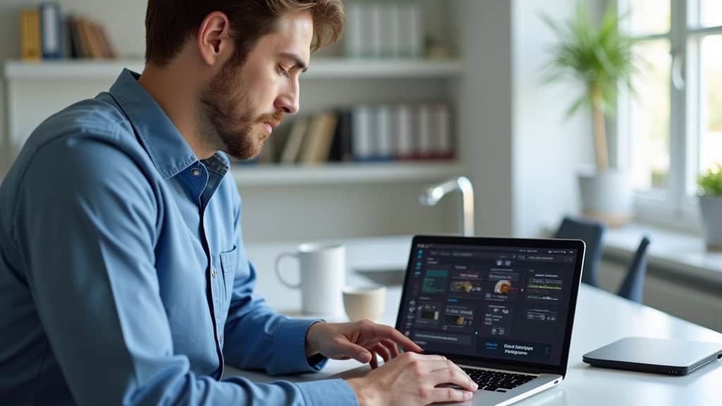 Technicien en train de faire un diagnostic à domicile à Monthermé