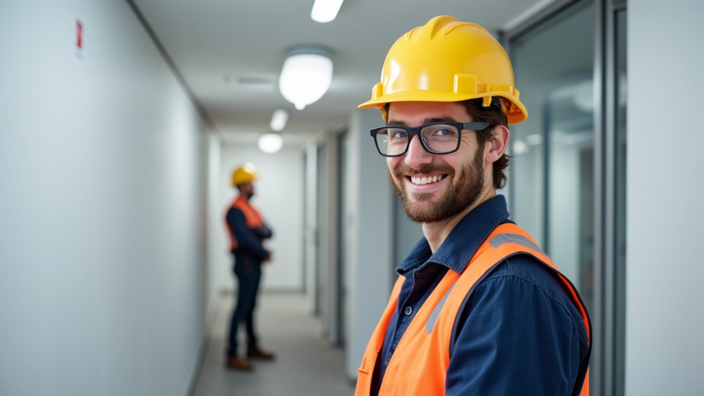 Technicien en train de faire un diagnostic pour un monte-escalier à Vernon