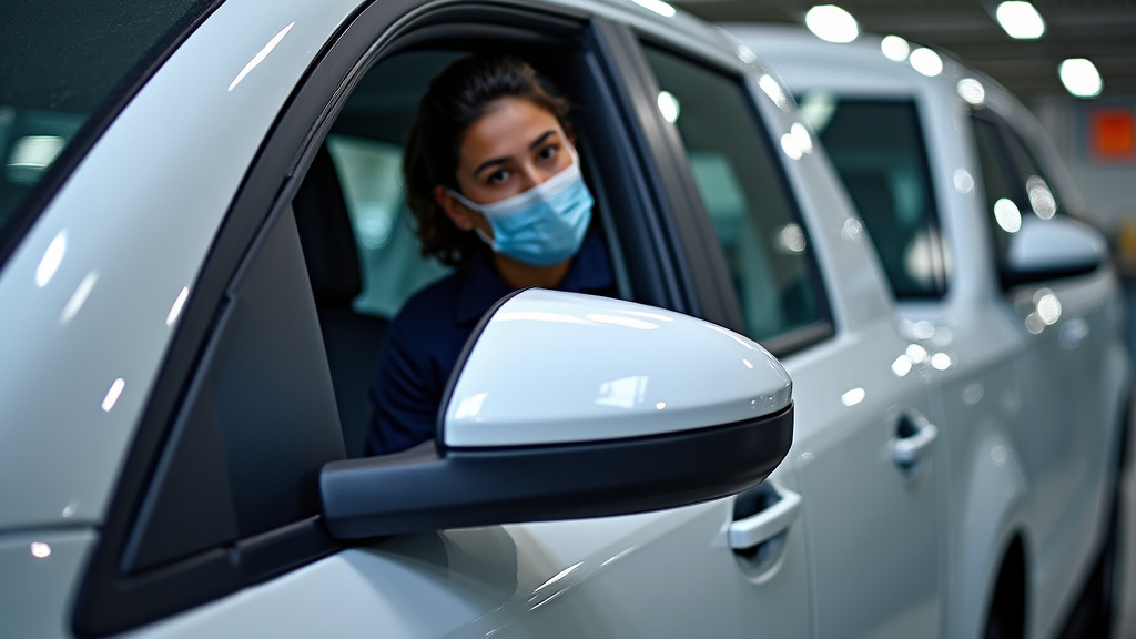 Technicien en train de vérifier le bon fonctionnement d