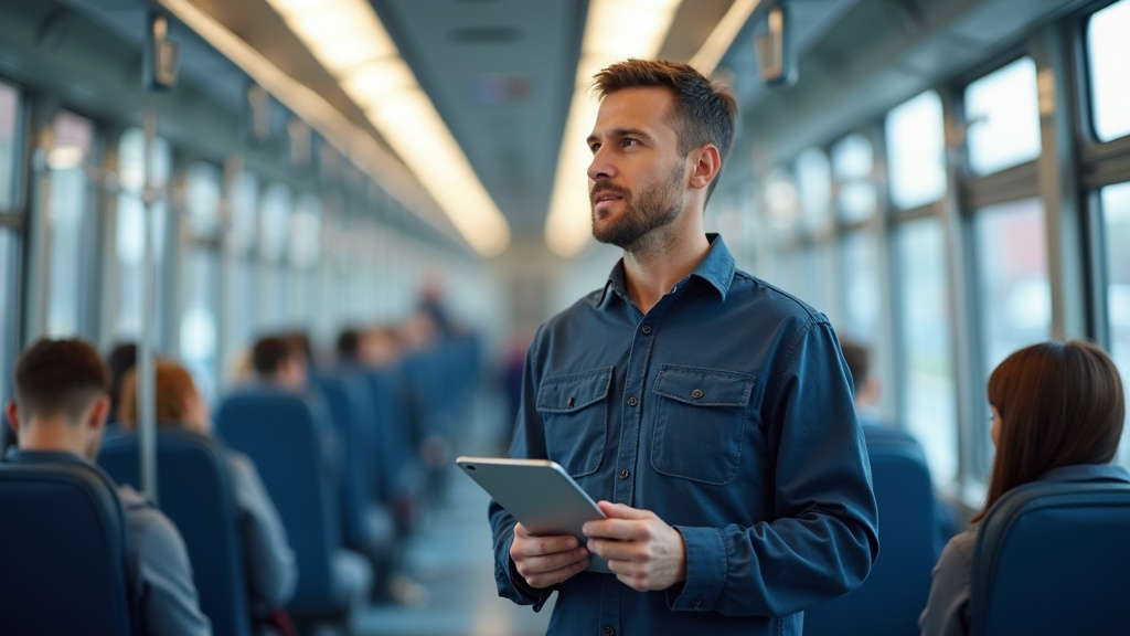 Technicien professionnel en train d