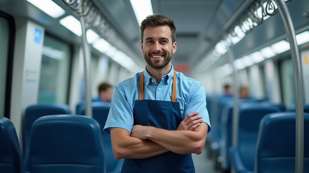 Technicien professionnel en train d