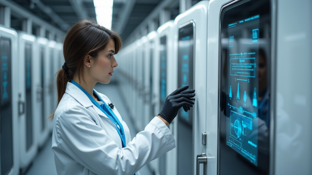 Un technicien effectue une visite technique pour mesurer l