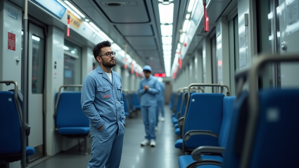 Un technicien en train d