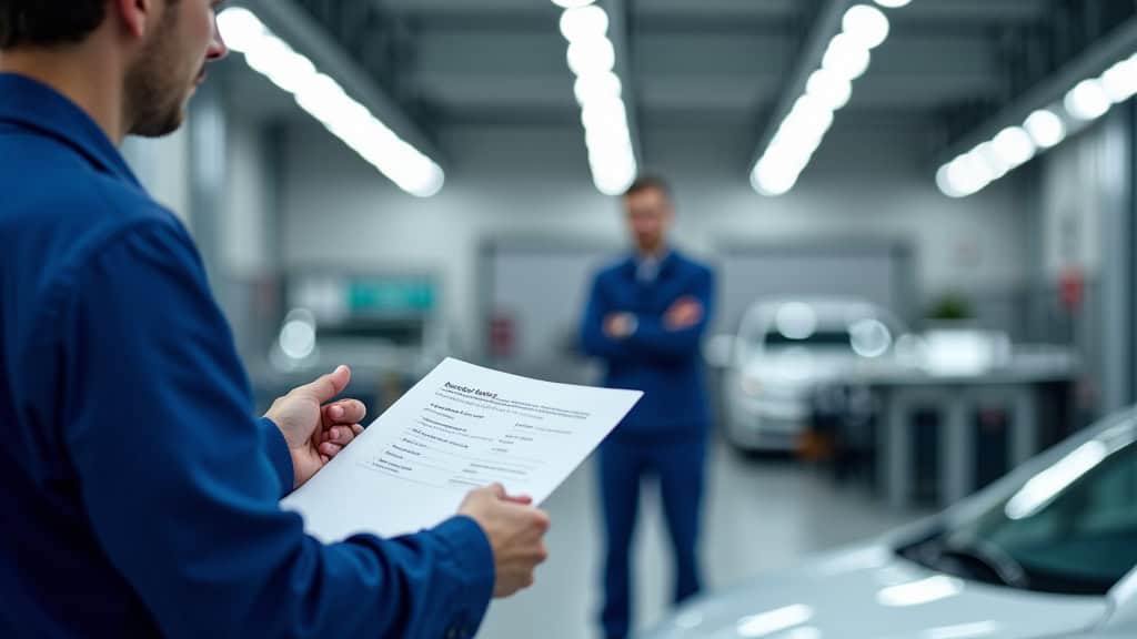 Un technicien explique le fonctionnement d