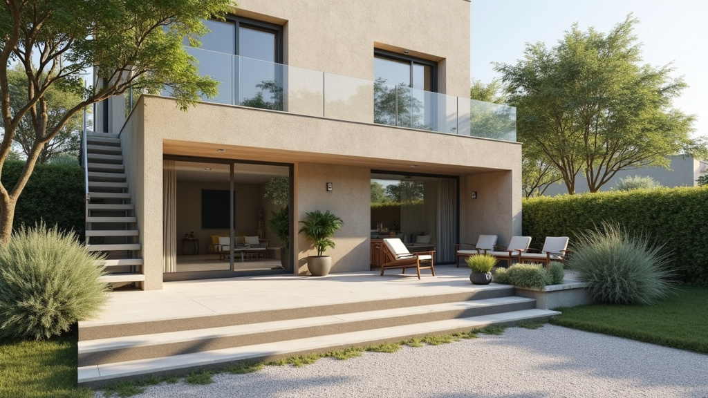 Utilisation d’un monte-escalier extérieur dans une maison d’Avignonet-Lauragais