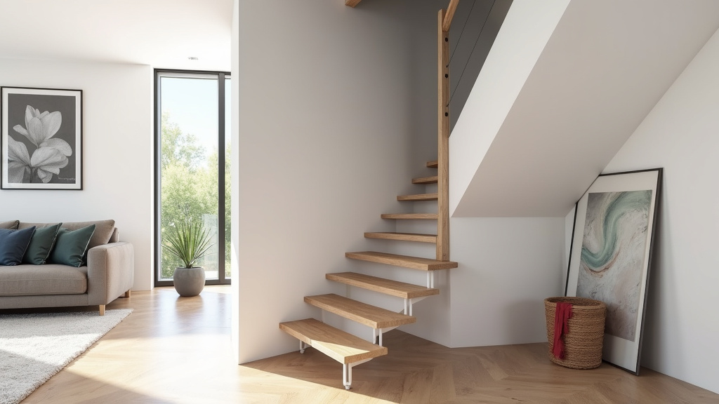 Utilisation d’un monte-escalier pliable dans une maison à Auzielle