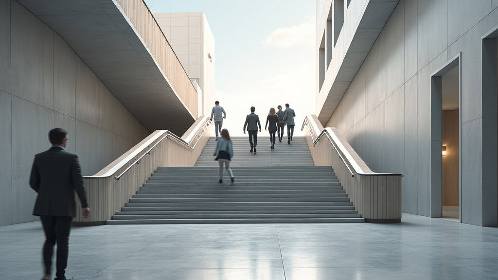 Utilisation quotidienne du monte-escalier à Neuvy-sur-Barangeon