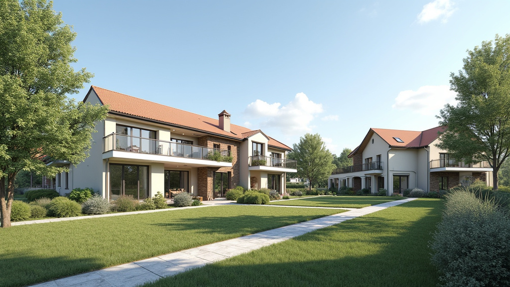 Vue de la commune de Cabris avec des maisons en arrière-plan