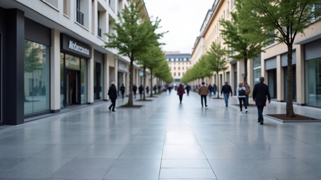 Vue de rue typique d