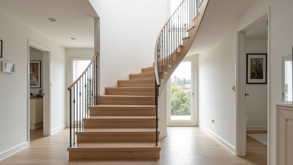 Vue d’ensemble d’un monte escalier installé dans un intérieur de maison à Chavagnes-en-Paillers