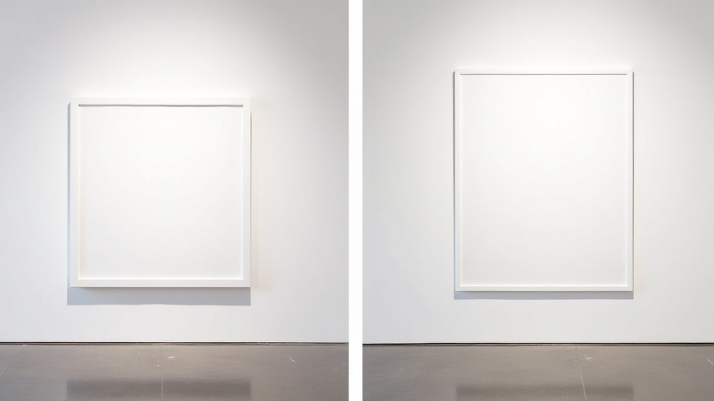 Comparaison avant-après : installation d