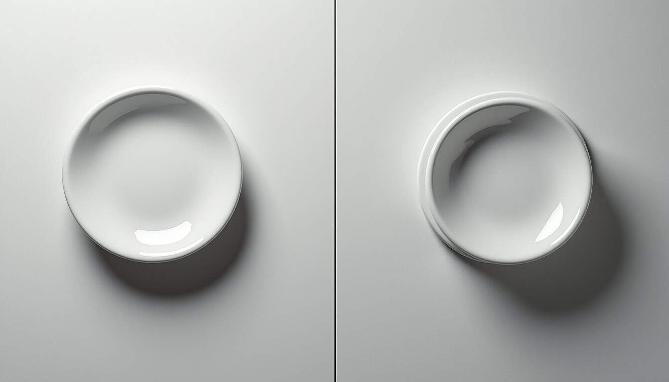 Comparaison avant-après l