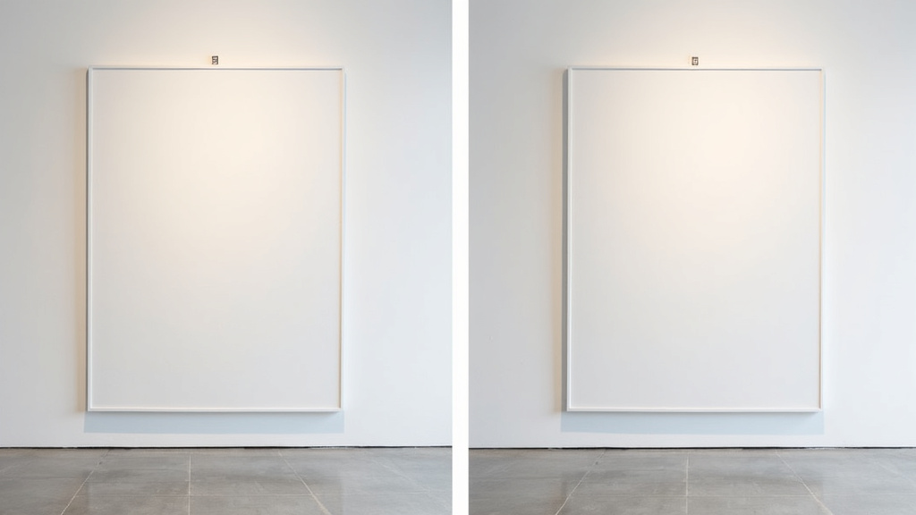 Comparaison avant et après installation d