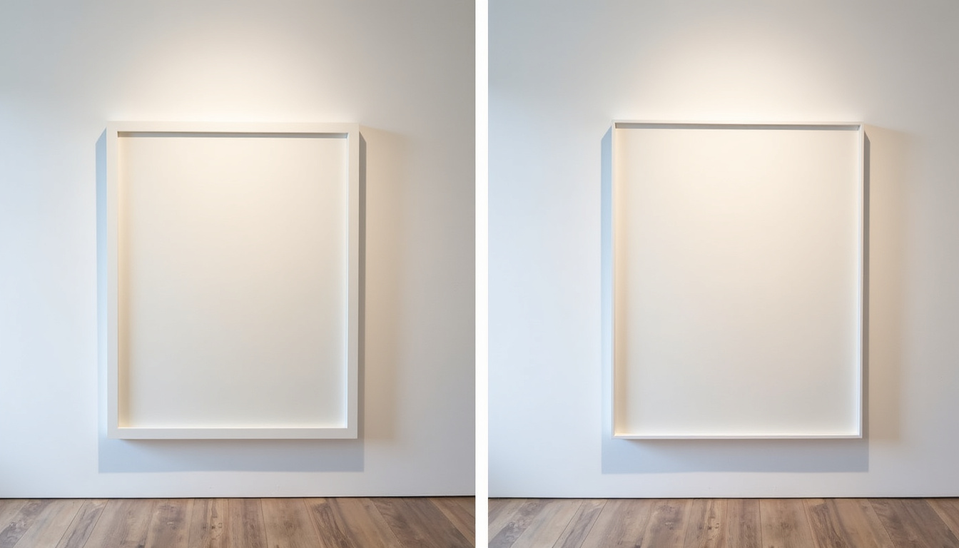 Comparaison avant et après installation d