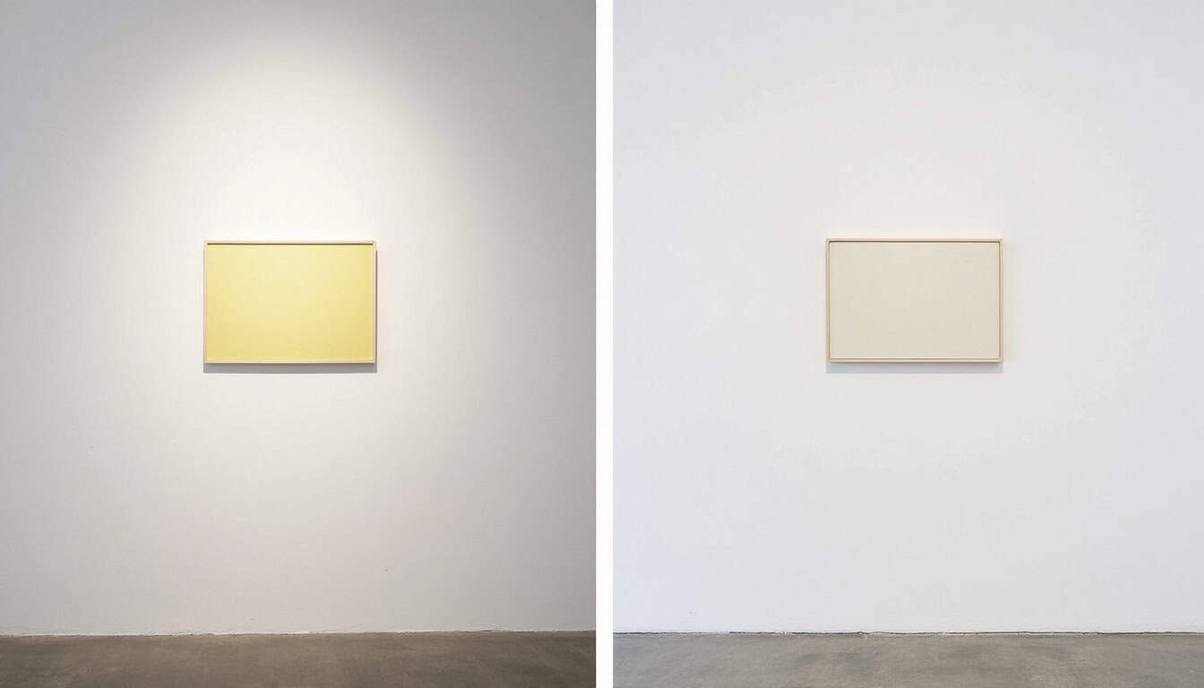 Comparaison avant et après installation d