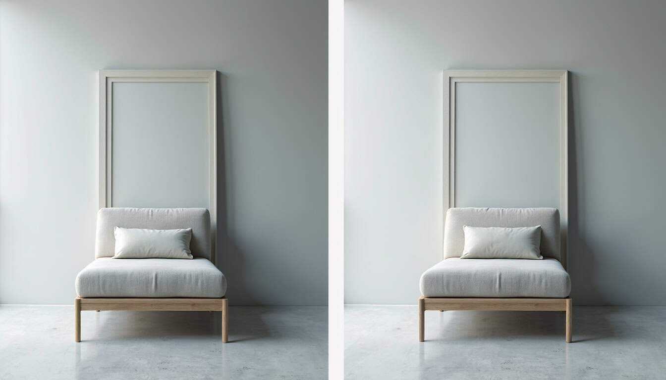 Comparaison avant et après l