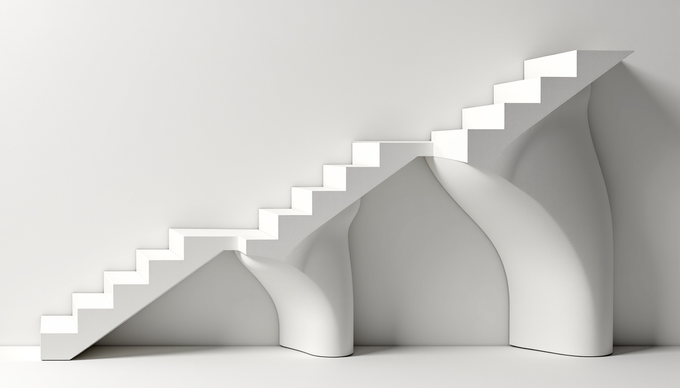 Comparaison des trois types de monte-escaliers: droit, tournant et extérieur, positionnés sur des escaliers typiques de Provins