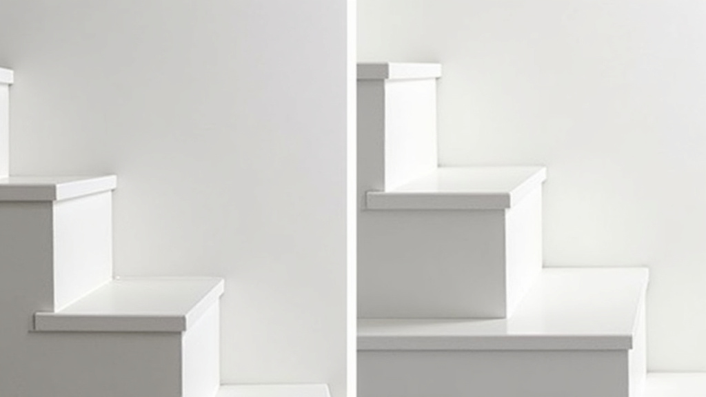 Comparaison entre un monte-escalier droit et un modèle tournant installé dans une maison à Courchelettes