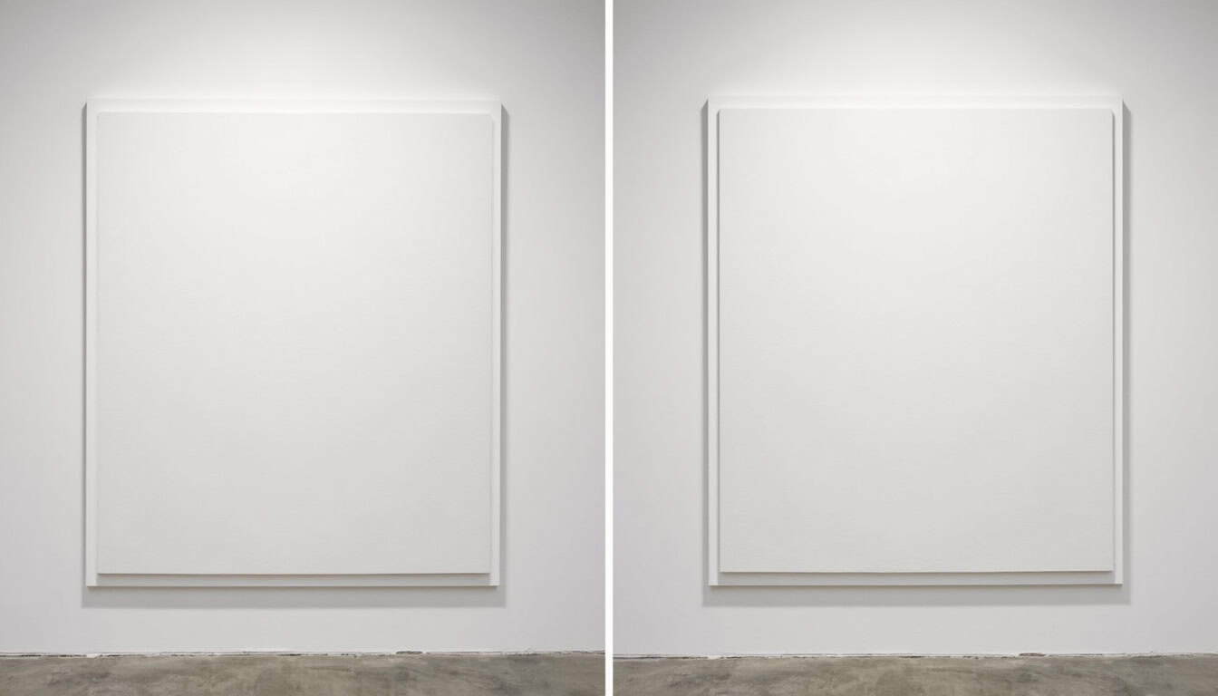 Comparaison visuelle avant et après installation d