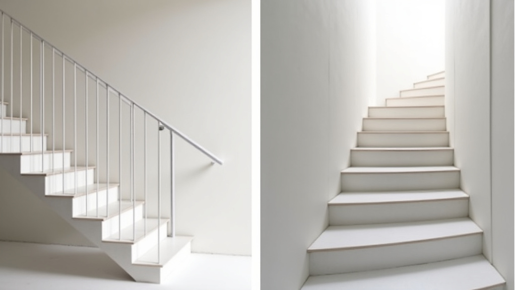 Comparaison visuelle de différents types de monte-escaliers installés dans des maisons de Le Coudray-Montceaux