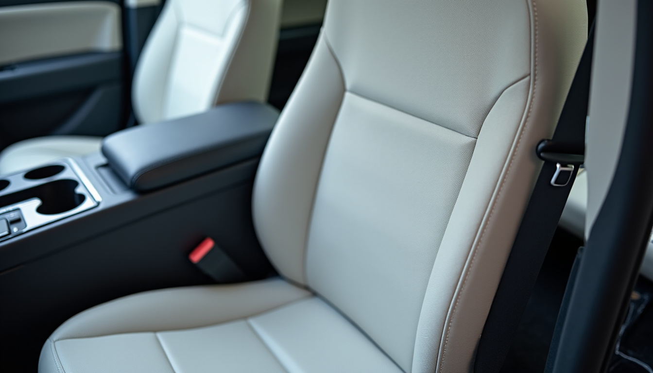 Détail du siège ajustable d