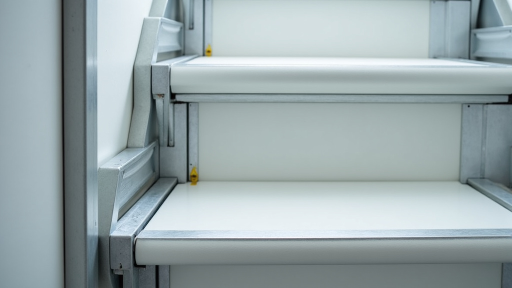 Détail du siège d’un monte-escalier installé à Saint-Julien-Chapteuil, montrant les accoudoirs réglables et le système de pliage automatique