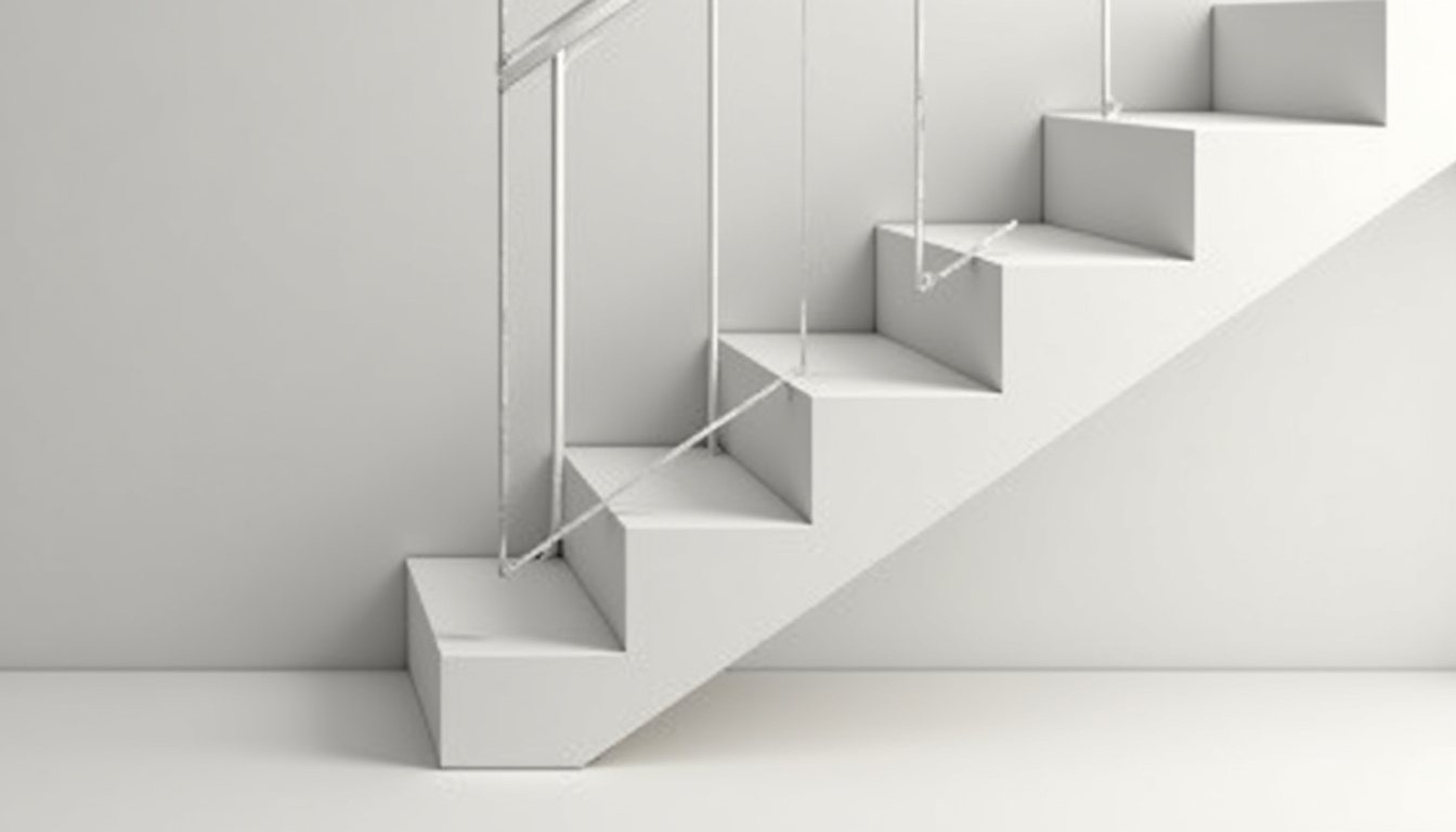 Différents modèles de monte-escaliers installés dans des maisons typiques de Locmiquélic, montrant un modèle droit et un modèle tournant