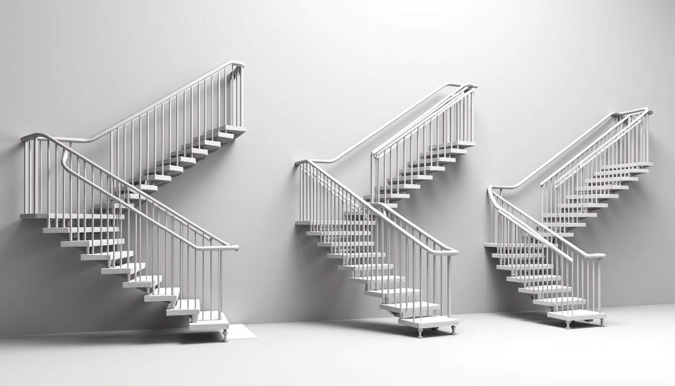 Différents types de monte-escaliers installés à Ambazac: modèle droit, tournant et extérieur