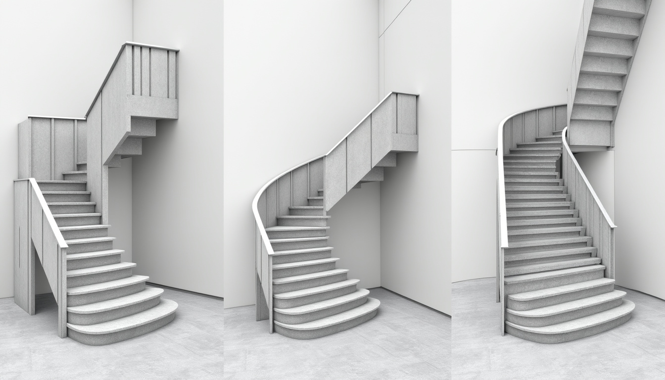 Différents types de monte-escaliers installés à Saint-Cyr-en-Val: droit, tournant et extérieur