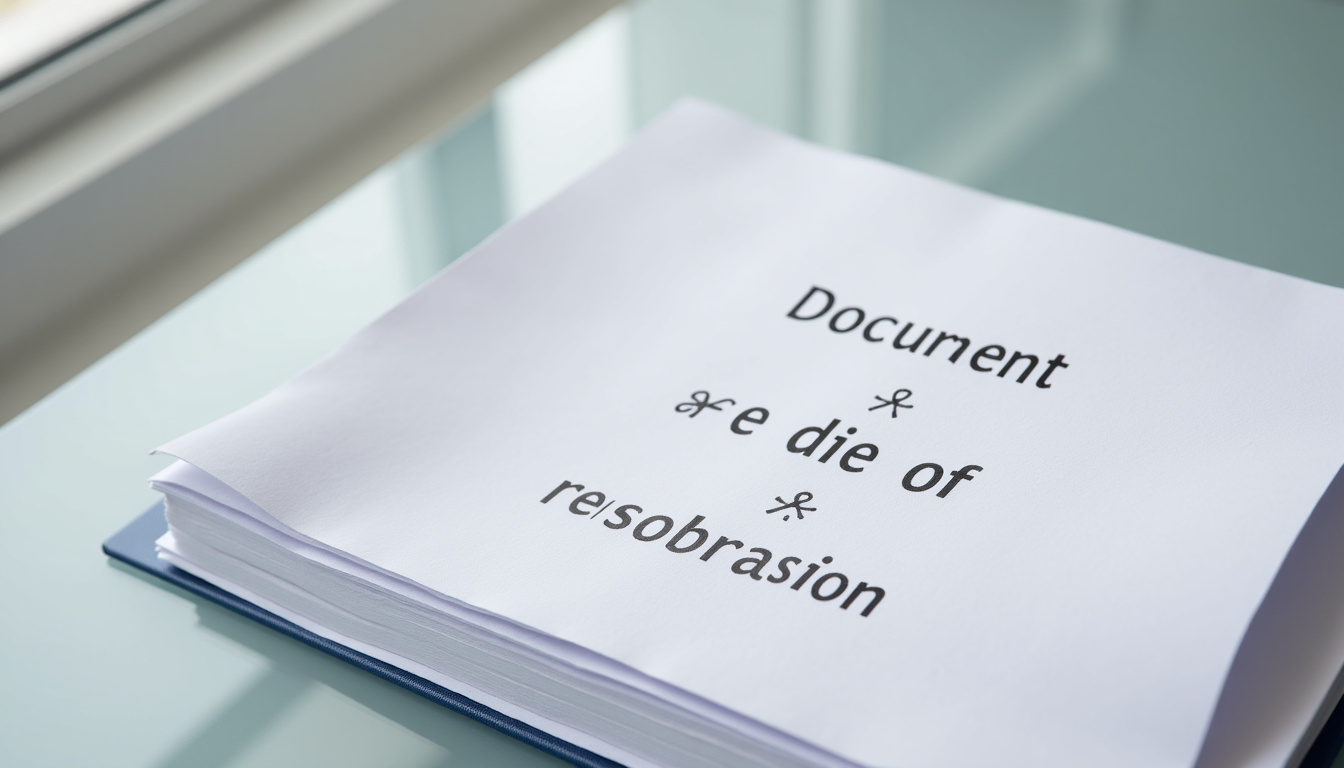 Document de demande d