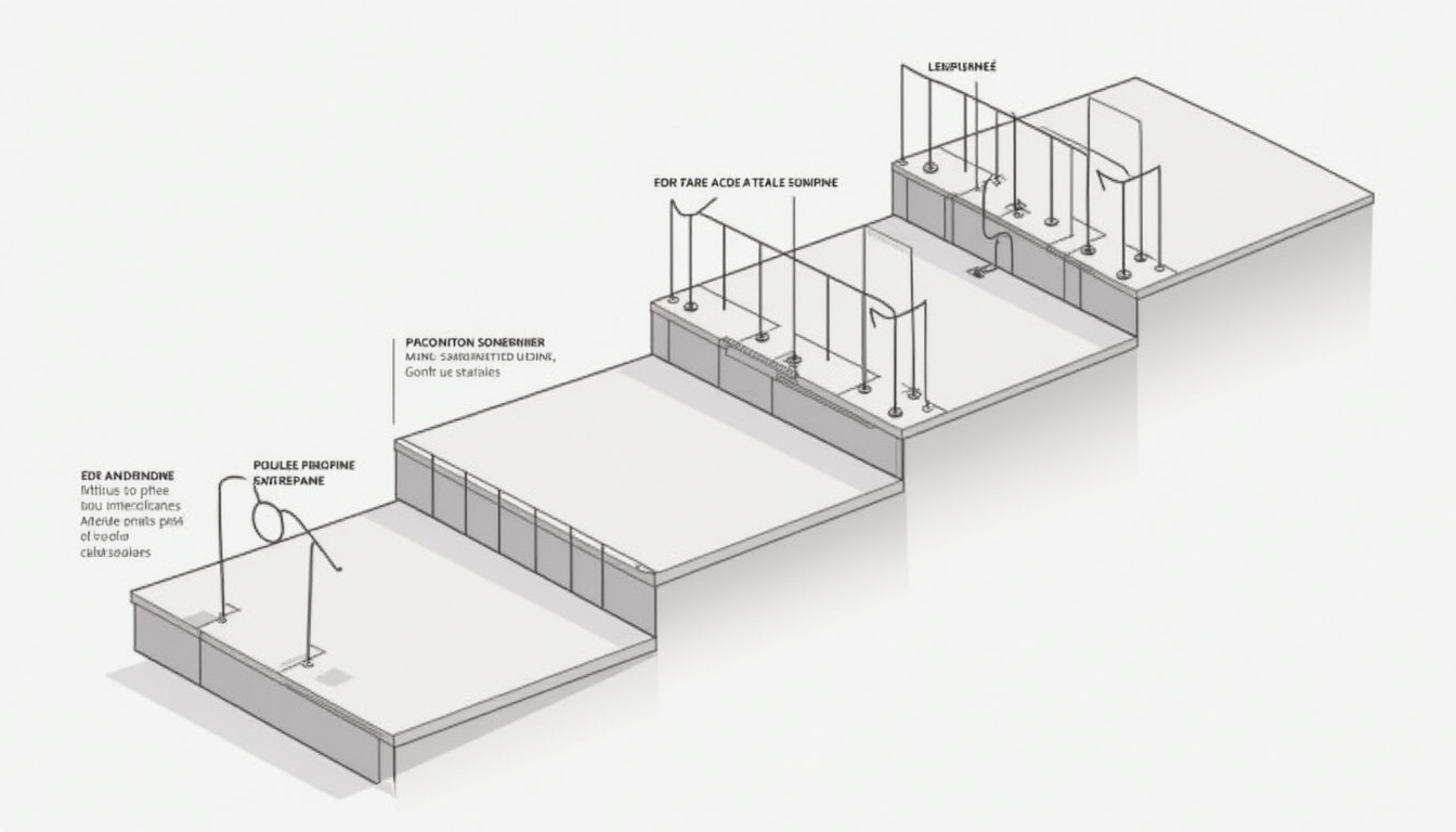 Illustration comparant les différents types de monte-escaliers adaptés aux habitations de Bidos