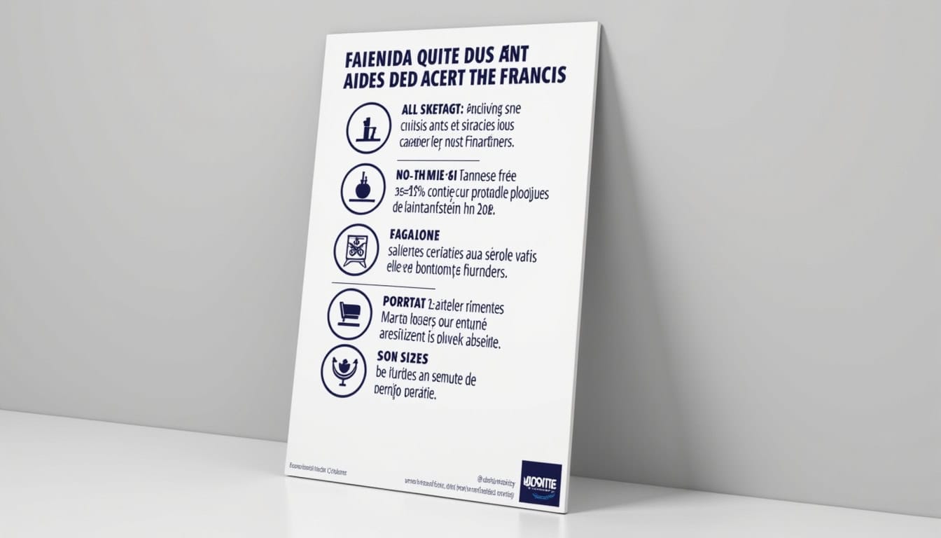 Infographie illustrant les aides financières disponibles pour un monte-escalier à Bischoffsheim en 2026