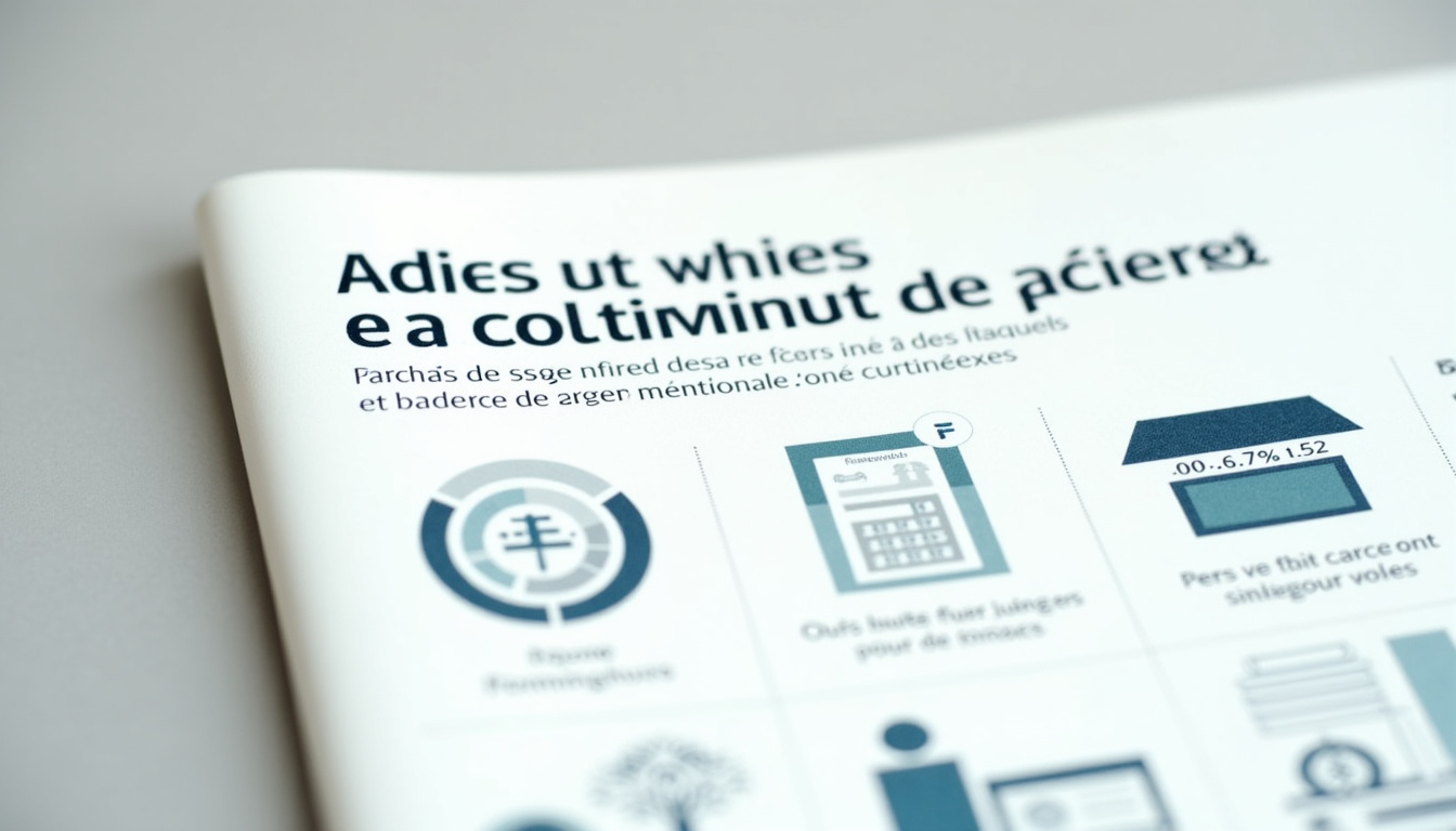 Infographie illustrant les aides financières pour l