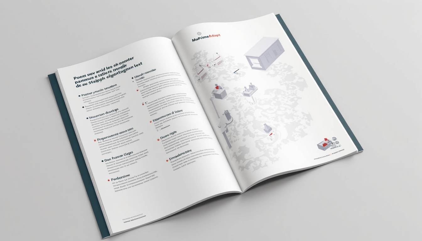 Infographie illustrant les aides financières pour monte-escalier à Pernay: MaPrimeAdapt