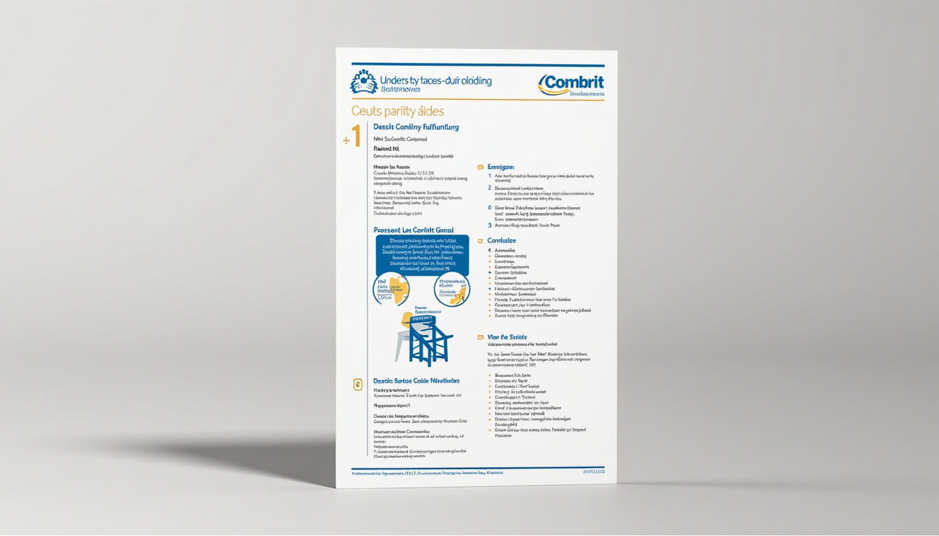 Infographie illustrant les aides financières pour un monte-escalier à Combrit