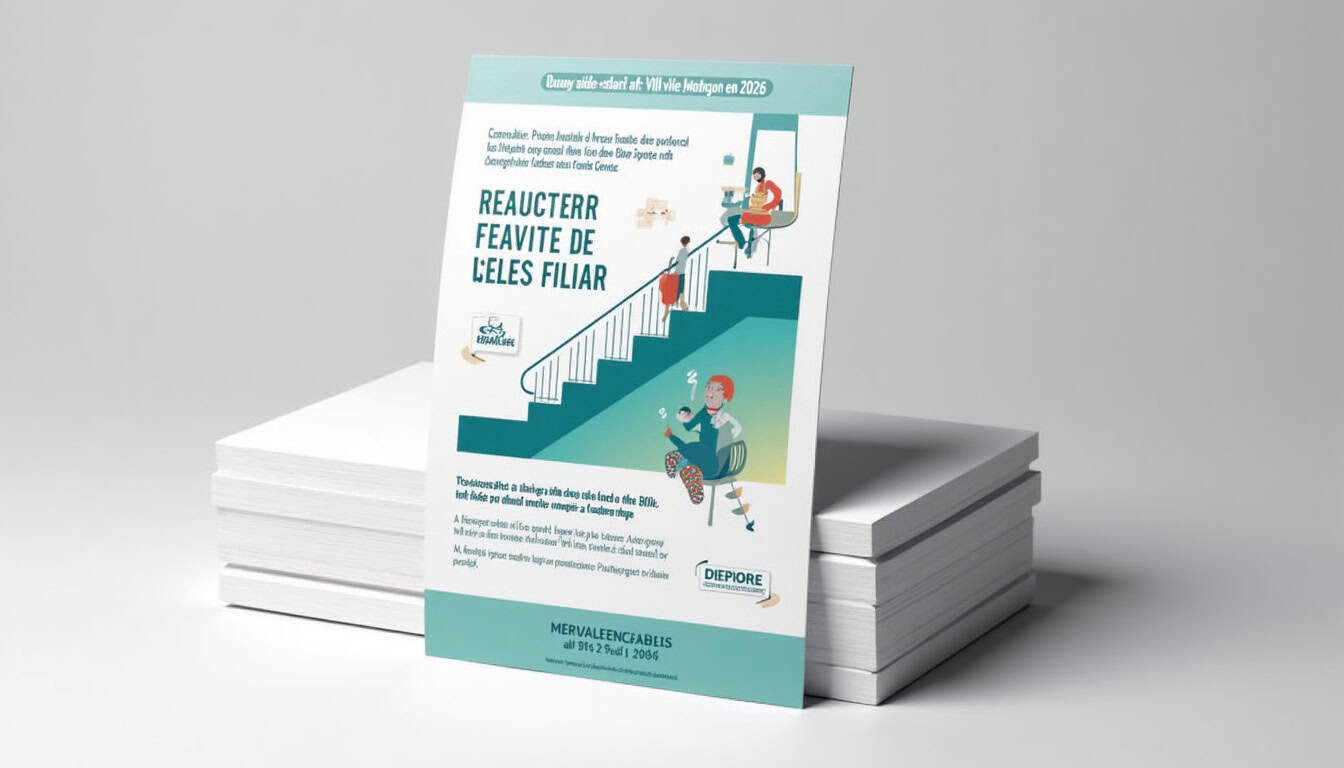 Infographie illustrant les aides financières pour un monte-escalier à Villié-Morgon en 2026