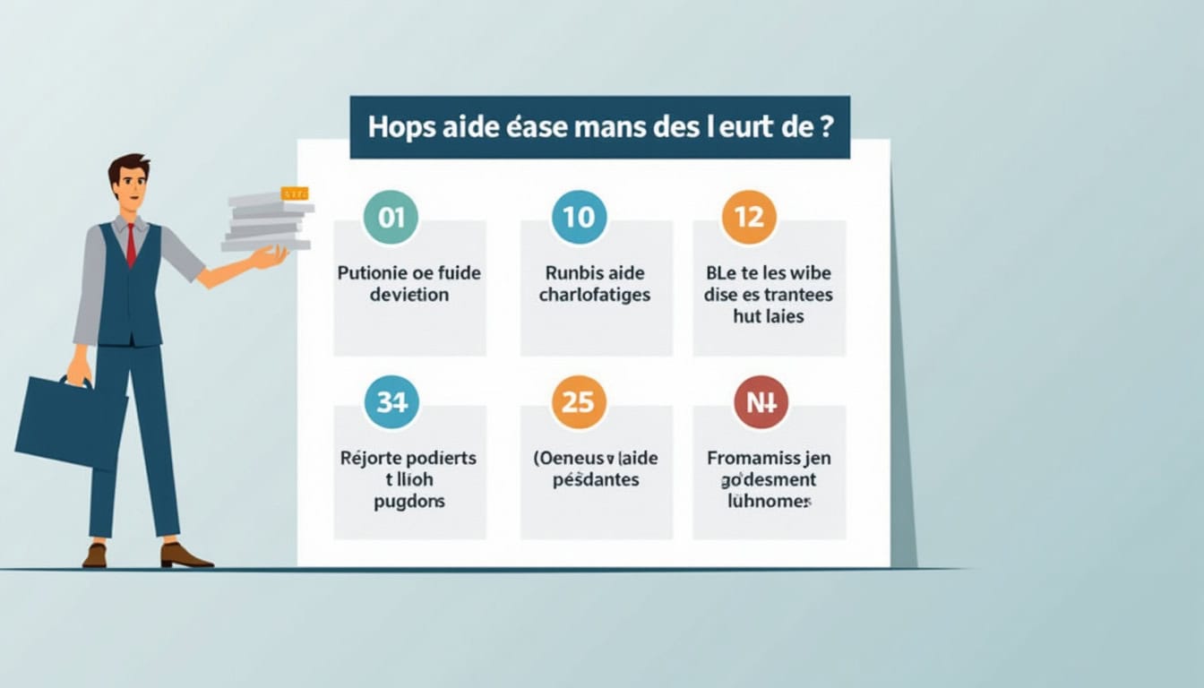 Infographie illustrant les différentes aides financières pour l