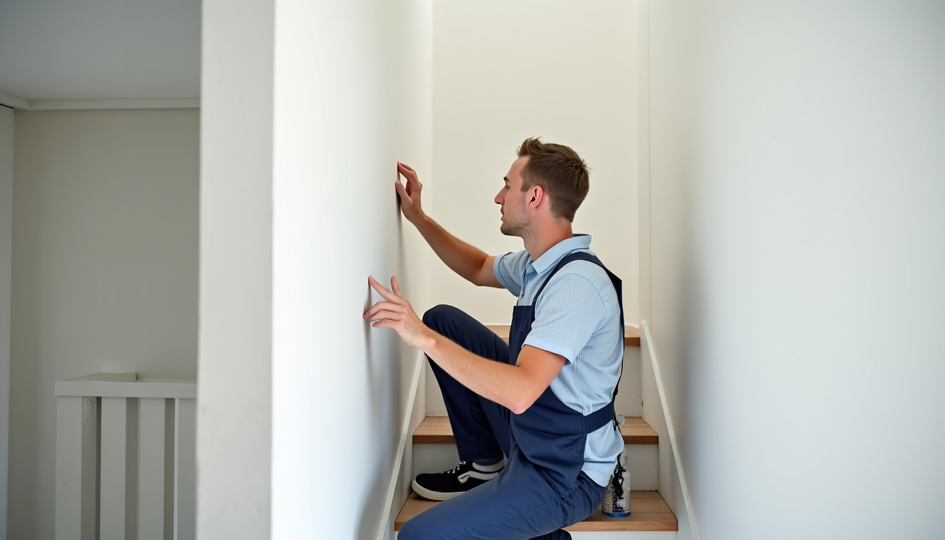 Installateur professionnel posant un monte-escalier à Les Garennes sur Loire