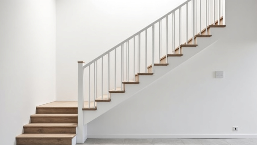 Installation d’un monte-escalier droit dans une maison à Apremont, rail linéaire fixé sur les marches