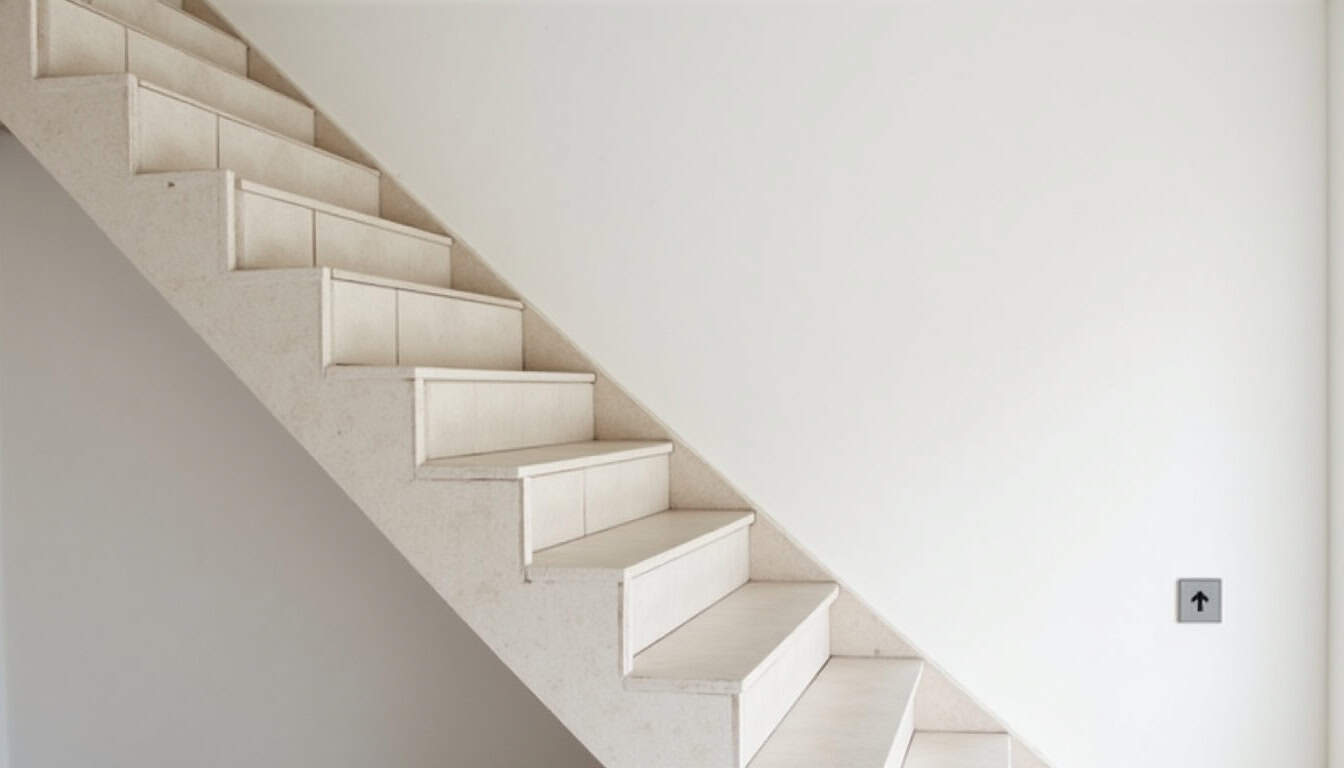 Installation d’un monte-escalier droit dans une maison à Vallon-Pont-d