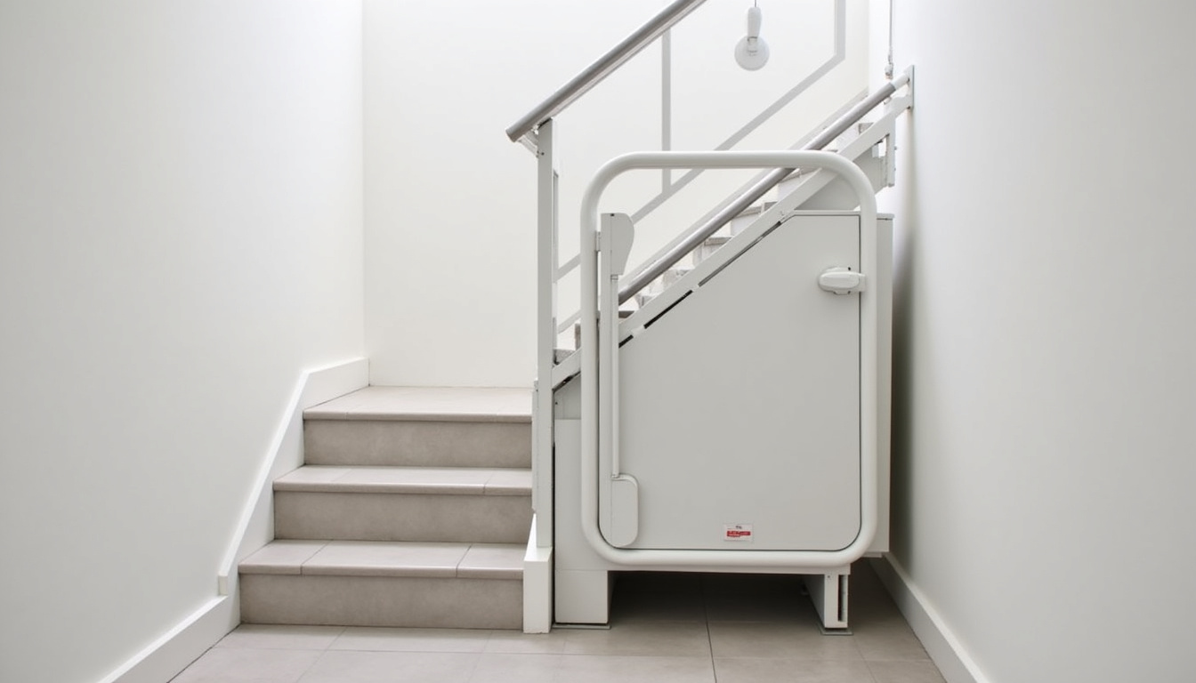 Installation d’un monte-escalier Stannah dans un escalier droit à Blois, Loir-et-Cher