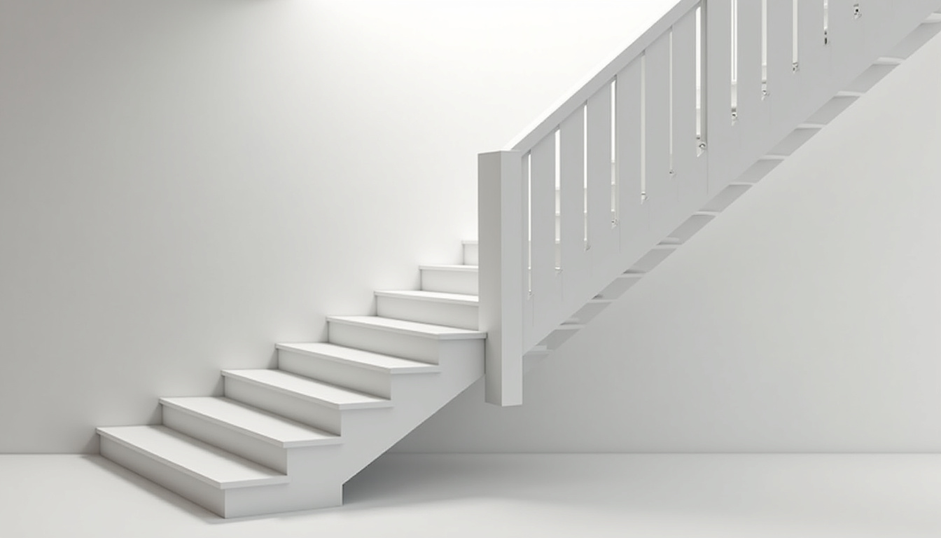 Installation d’un monte-escalier tournant dans un escalier avec palier