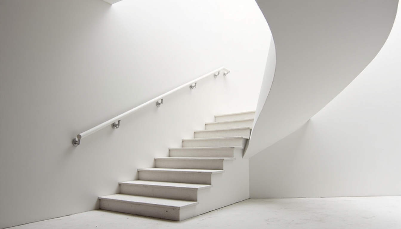 Installation d’un monte-escalier tournant dans un escalier avec virage à Saint-Martin-de-l