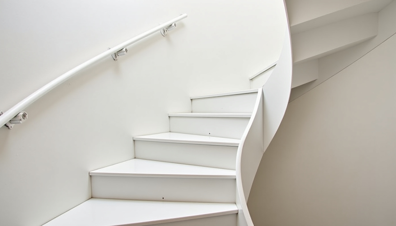 Installation d’un monte-escalier tournant dans une habitation à Groissiat