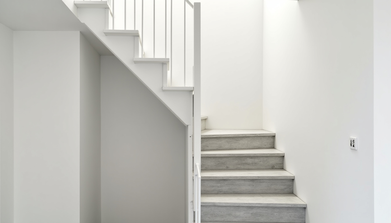 Installation d’un monte escalier tournant dans une maison à Montreuil