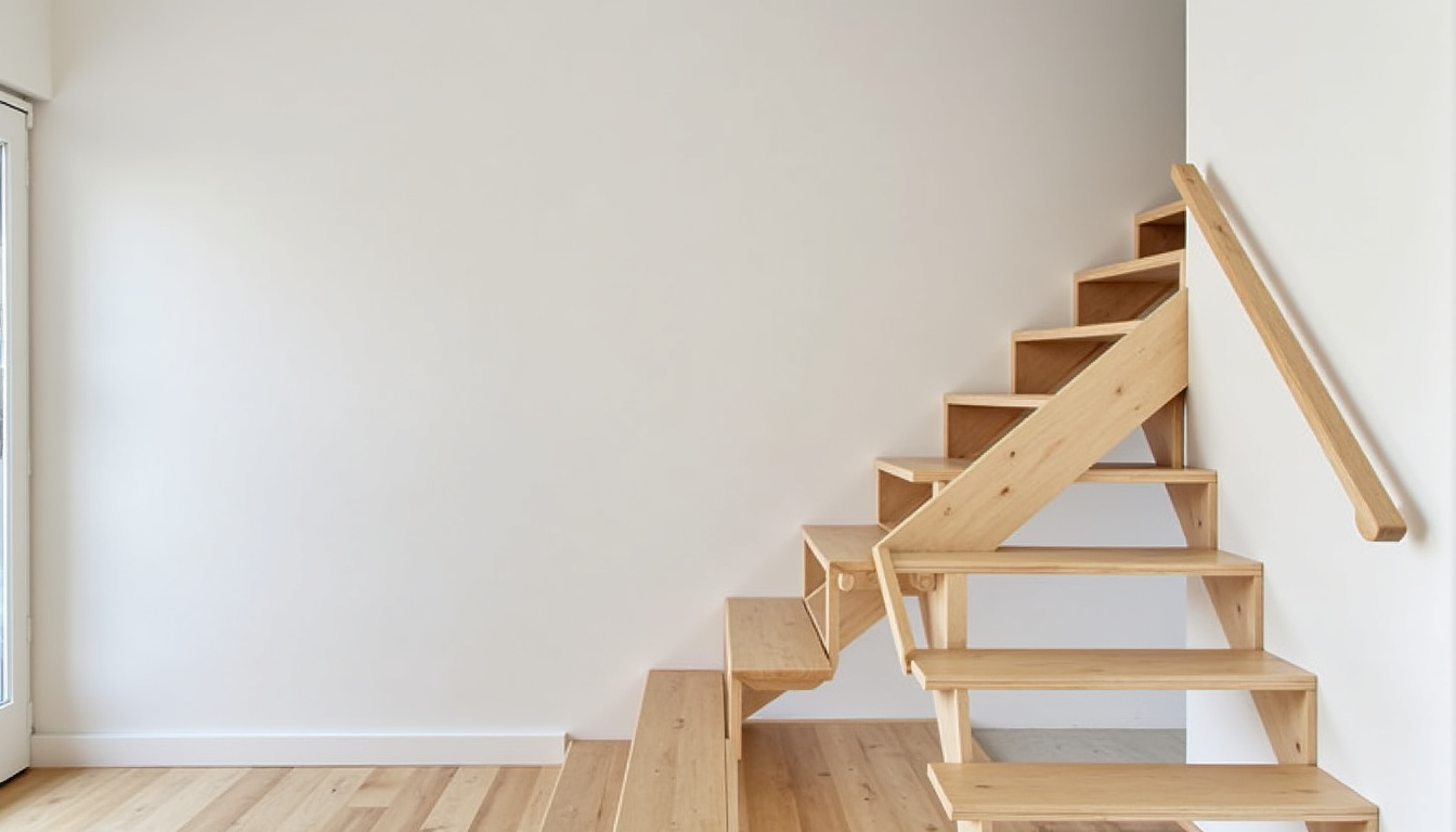 Installation d’un monte-escalier tournant dans une maison à Sulniac avec escalier en colimaçon
